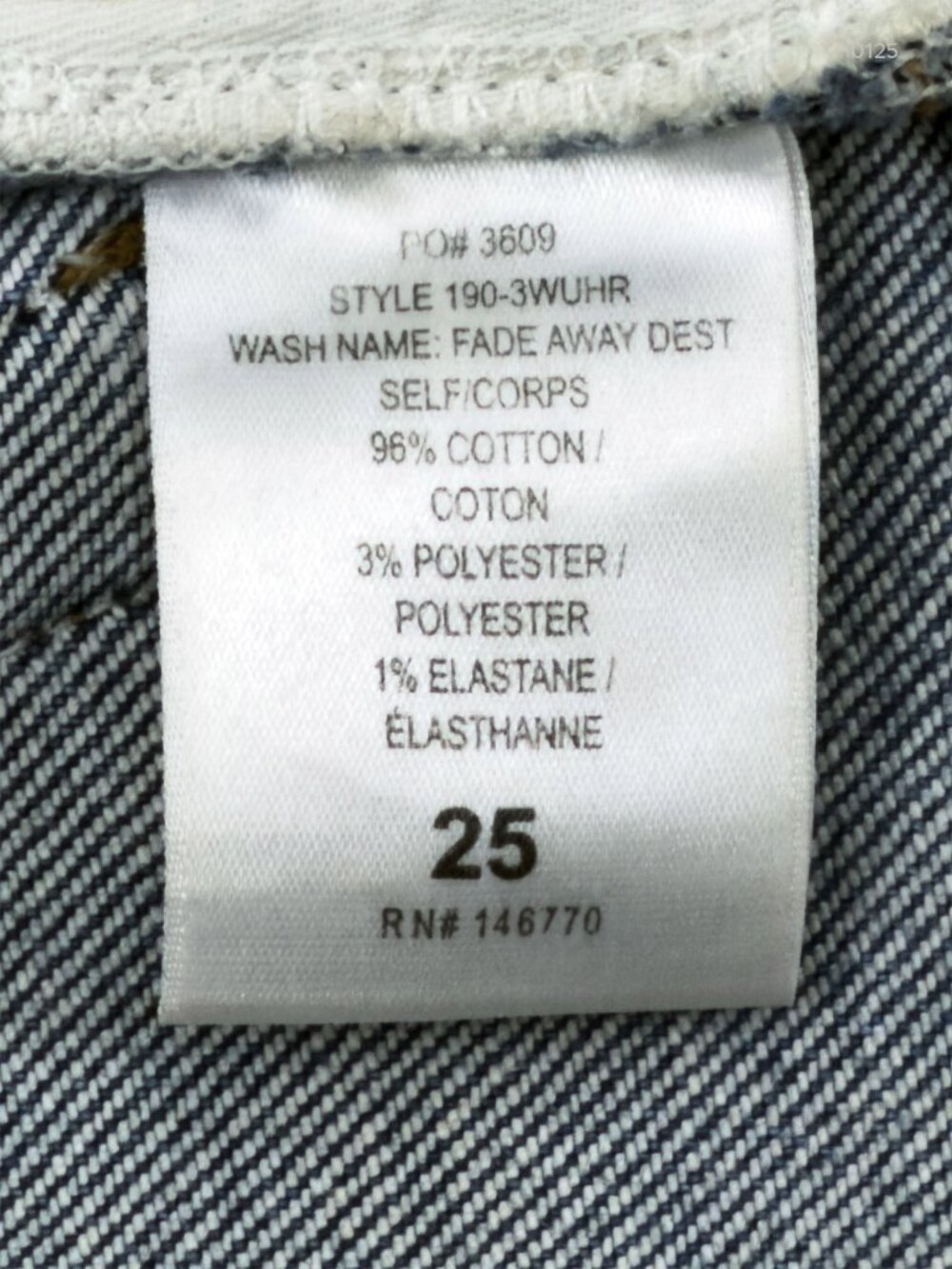 RE/DONE Originals Ultra High Rise Distressed Skinny Jeans 25 190-3WUHR - Picture 9 of 12
